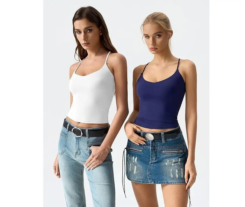 Camiseta de tirantes (espalda cruzada)