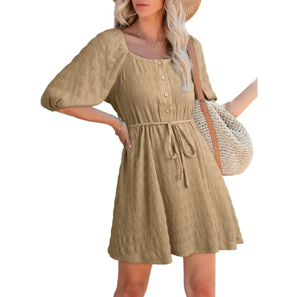 Vestido de verano de media manga