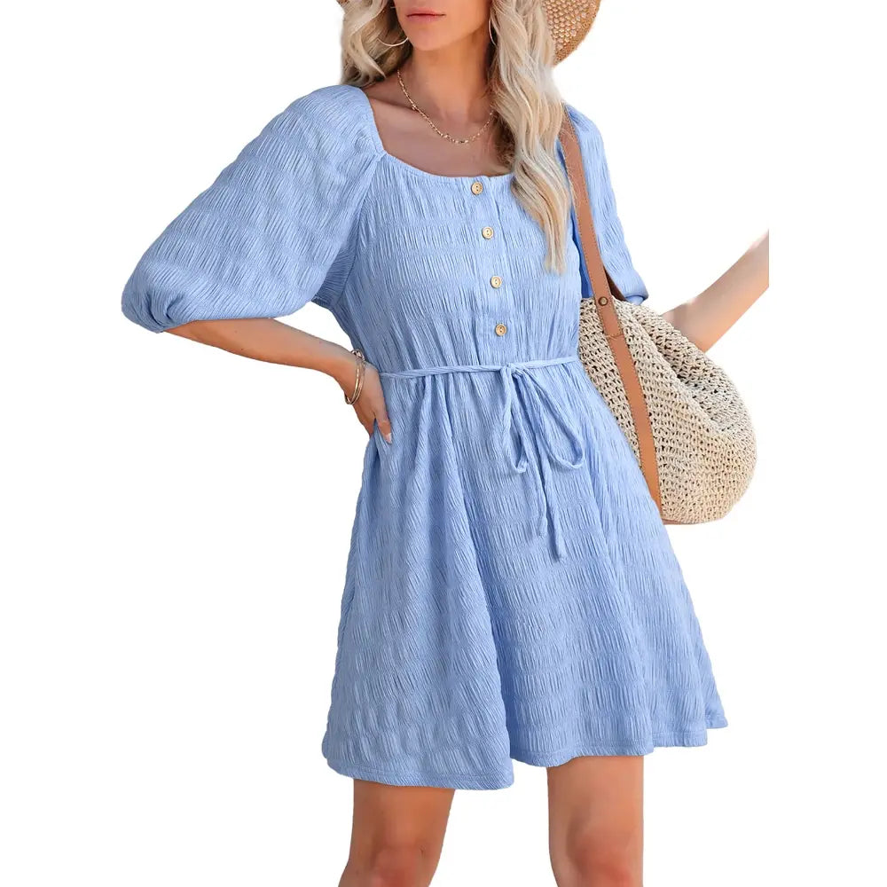 Vestido de verano de media manga